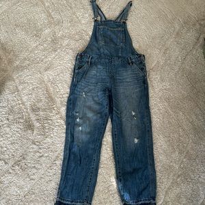 Abercrombie & Fitch Blue Denim Jumpsuit